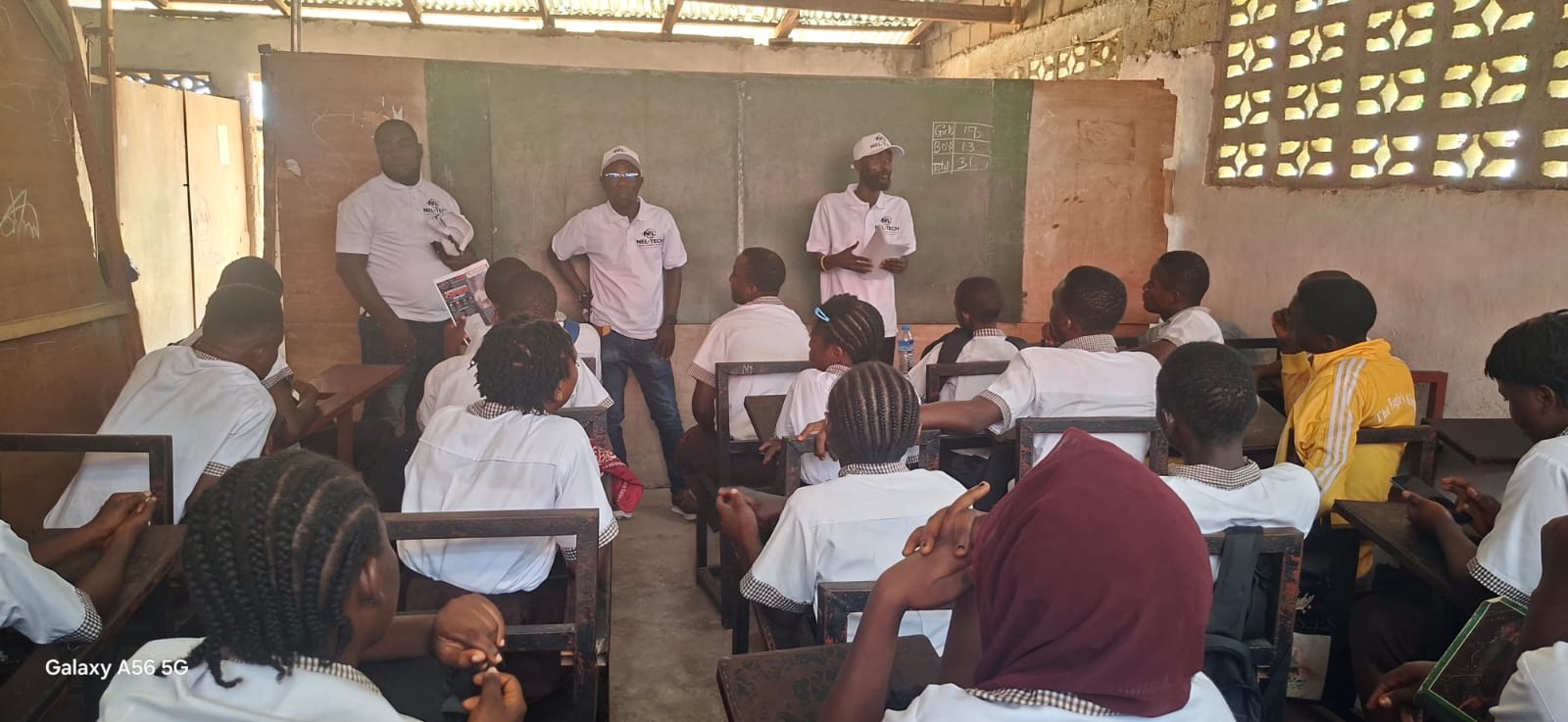 Nel-Tec founder during outreach activity